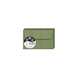 Clairefontaine 5071C - Packung mit 20 Umschlägen Pollen 9x14 cm, 120g/m2, ideal für Ihre Einladungen und Korrespondenz, Salbei, 1 Pack