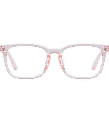 Image of IFLASH Blue Light Blocking Glasses Gaming Filter Transparent Square Eyeglasses for Eye Protection Men Women, Computer /Tablet /Laptop /Mobile /TV, Anti-blue & Anti eyestrain