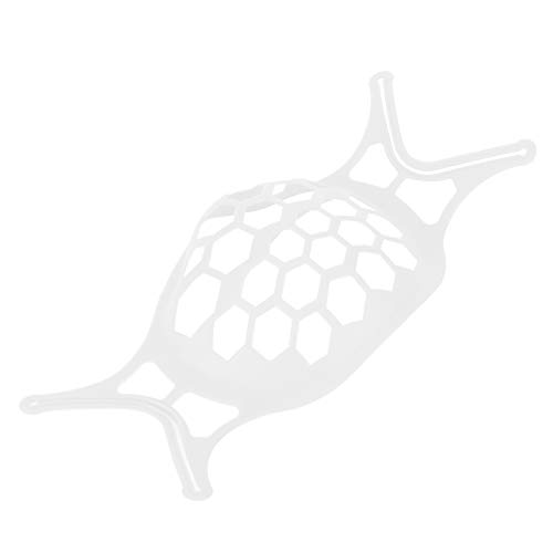 Generic Soporte de Mufla de la Boca, Marco de Mufla Oral Reutilizable Diseño de Apariencia único para la Familia para la Familia (WHITE)