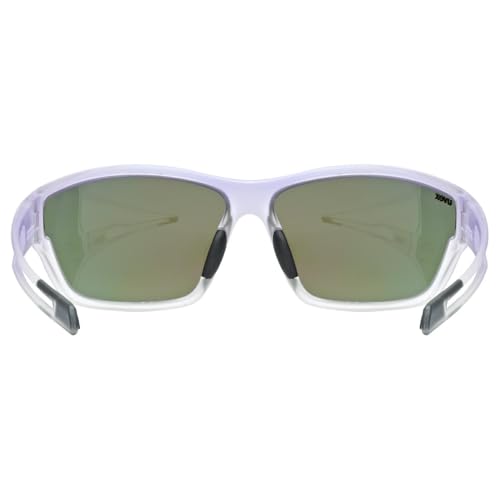 uvex sportstyle 806 - Sportbrille für Damen und Herren - starker Schutz vor Sonnenstrahlung - 100% UVA-, B, C Schutz - purple fade - one size