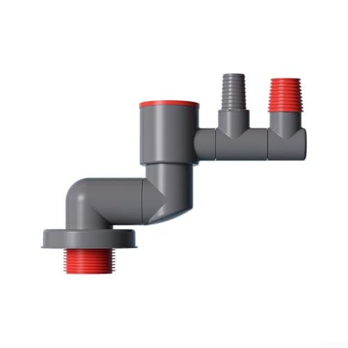 Junta universal de conector de tubo de drenaje de cocina con sello de válvula de gravedad giratorio de 360° para desagües de suelo o pared, compatible con tubos de 30-40 mm, 50 PVC y 75 PVC (A)