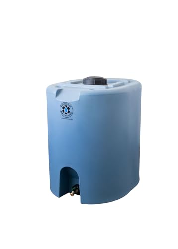 55 Gallon Stackable Emergency Water Storage Tank for Long-Term Drinking Water Heavy-Duty Water Barrel