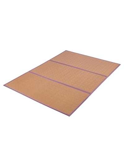VEVOR Japanese Tatami Mat Full XL - 55 X 80 Foldable Handwoven Rattan Tatami Mat Non-Slip & Easily Cleaned Tatami Mattress Summer Breathable Tatami for Sleeping Meditation Yoga