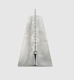 Generic 3/4'' Double Offset Aluminum Hinge 36'' Length, RV, Marine Boat Folding Seat