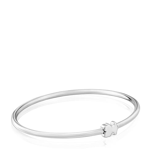 TOUS Pulsera Esclava para Mujer de Plata de Primera Ley Motivo Oso, Colección Sweet Dolls