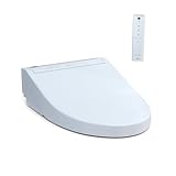 TOTO® WASHLET® C5 Electronic Bidet Toilet Seat with PREMIST and EWATER+ Wand Cleaning, Elongated, Cotton White - SW3084#01