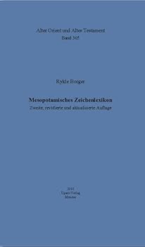 Hardcover Mesopotamisches Zeichenlexikon [German] Book