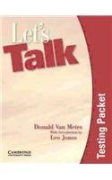 Amazon.com: Let's Talk: Testing Packet: 9780521531566: Van Metre ...