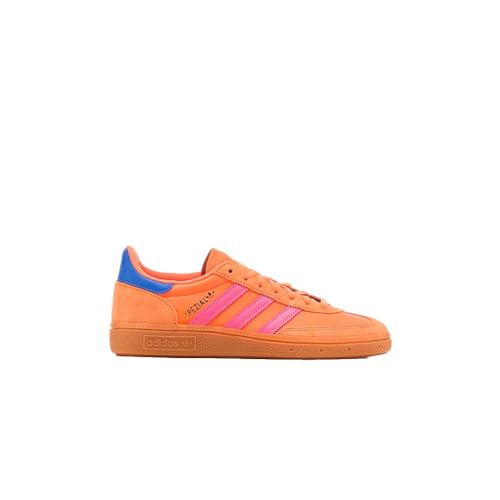 Image of adidas Handball Spezial Women's Shoes, Solar Orange /Lucid Pink /Gum, Size 8