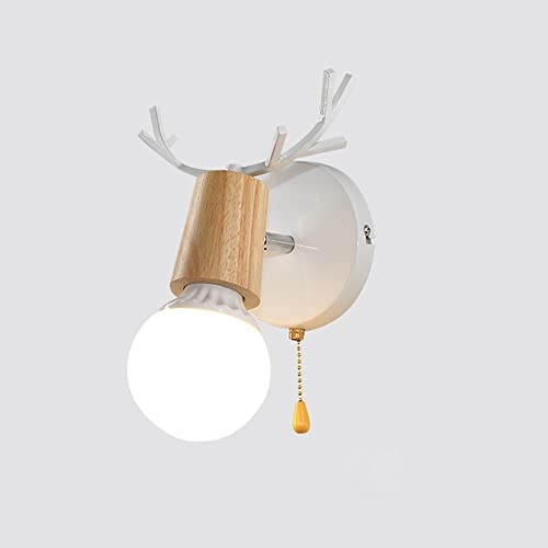 Sconces con interruptor de línea de tracción para iluminar rincones oscuros sin obras 2