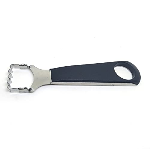 Mooninja Coconut Grater Fish Scaler Remover Cheese Scraper Hand Coconut Meat Removal Shredder Blade Manual Machine Stainless Steel For Gadgets Cooking Kitchen Knife Food Grinder Tools S Series (No.5) #TOP3