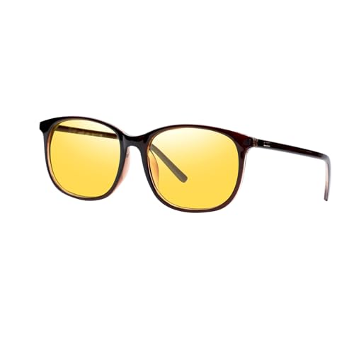 Night Driving Glasses With Anti-Glare Polarization, Yellow Night Vision Glasses, Suitable for Men And Women2