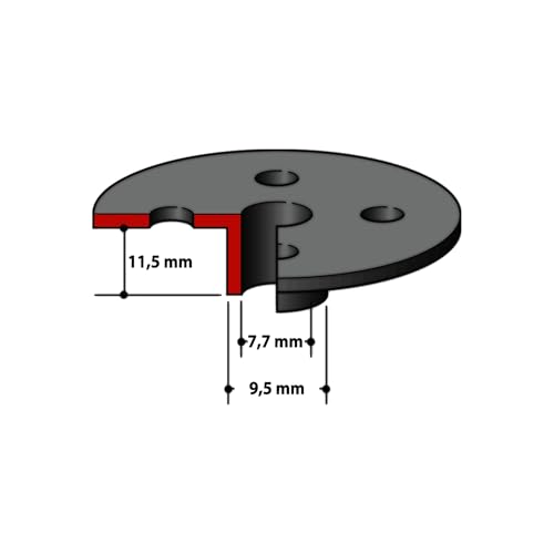 Makita Guides à copier pour défonceuses et affleureuses 9 5mm 164379 4 - vue 3