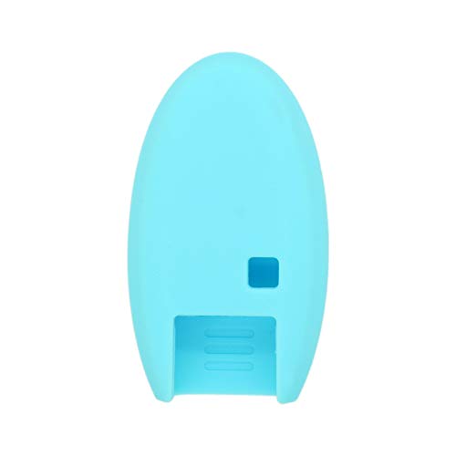 BROVACS Silicone Cover Protector Case Holder Skin Jacket Compatible with NISSAN 2 Button Smart Remote Key Fob CV9506 Light Blue - Image 3