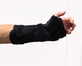 Alpha Medical Range of motion wrist brace with adjustable flexion and extension control. Malleable forearm splint design. Superior wrist immobilization. Small