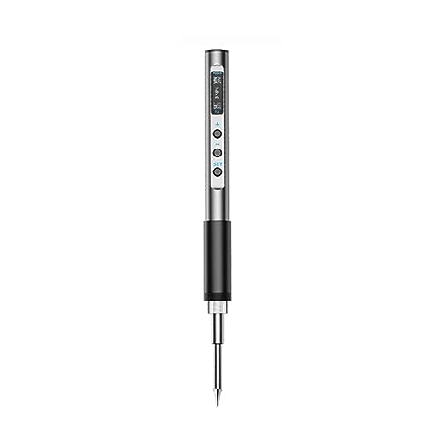 Plookyoe PTS100 T12-BC2 65W Soldador EléCtrico Pantalla OLED Pluma de Soldadura Herramienta de Soldadura de EstañO de FusióN RáPida de Mano