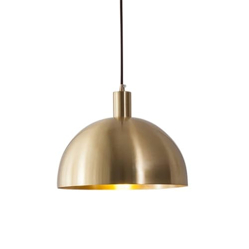 Lámpara de techo oro cepillado para crear ambientes acogedores en comedores contemporáneos
