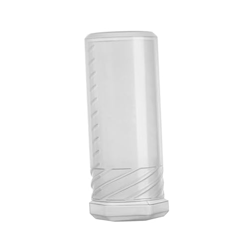 Shaving Brush Travel Case Transparent Beard Brush Holder Portable Shave Brush Container Adjustable Size Lightweight Compact Gift for Boyfriend Festival