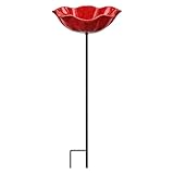 Abreuvoir à abeilles, en céramique en forme de fleur, mangeoire pour jardin, terrasse, cour, pelouse, arrière-cour, papillons, aras, inséparables, perruches, calopsittes, pinsons