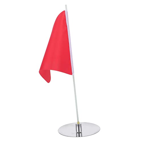 IMIKEYA Golfing Kit 1 Set Golf Flag Cup Pole Mini Golf Course Practice Flag for Backyard Stainless Steel Oxford Cloth Training Tool