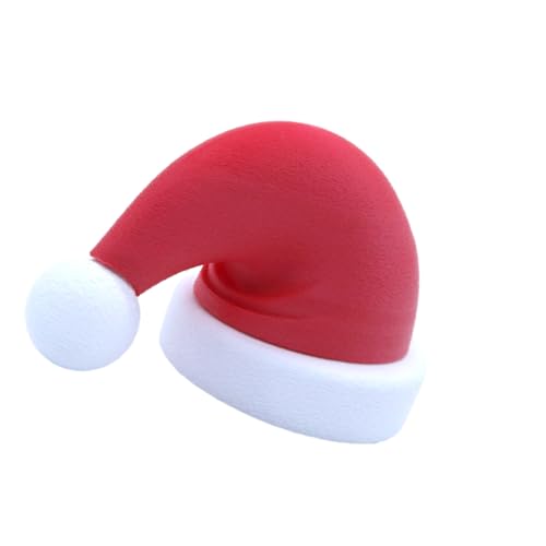 Qsvbeeqj Decoración de sombrero de vehículo fácil de usar, diseño fácil de enganchar para celebración de invierno, eventos, resistente a la intemperie, decoración de vehículos de fiesta