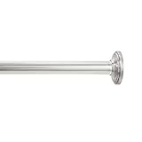 Eclipse Room Darkening Tension Window Curtain Rod, 28 to 60-Inch, Satin Nickel