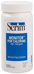 Serim® Monitor™ for Chlorine 100-750 ppm, Chlorine Test Strips