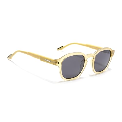 Image of Voyage Square UV Protected & Polarized Sunglasses for Men & Women