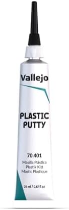 Vallejo - Plastic Putty 20 ml (0.67 fl.oz.) | White, Opaque, Consistent Finish