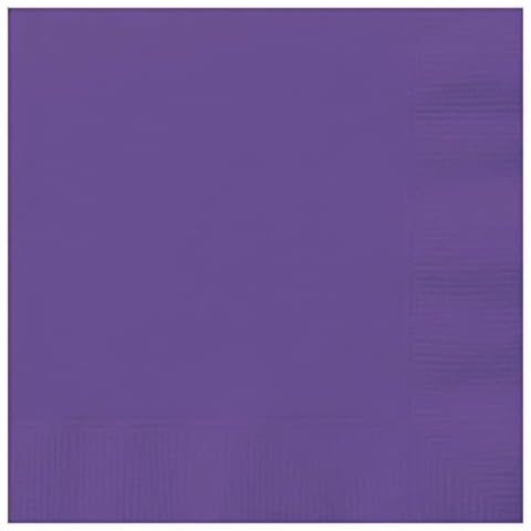 Trimming Shop Disposable Purple Paper Napkins Cover
