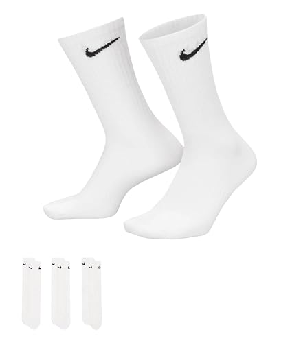 Image of Nike Men's Everyday Plus Lightweight Training Crew Socks (3 Pack)