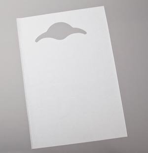 TIDI Products 920462 Specialty Patient Bibs, Economy, 18" x 30" Size, White Pack of 150