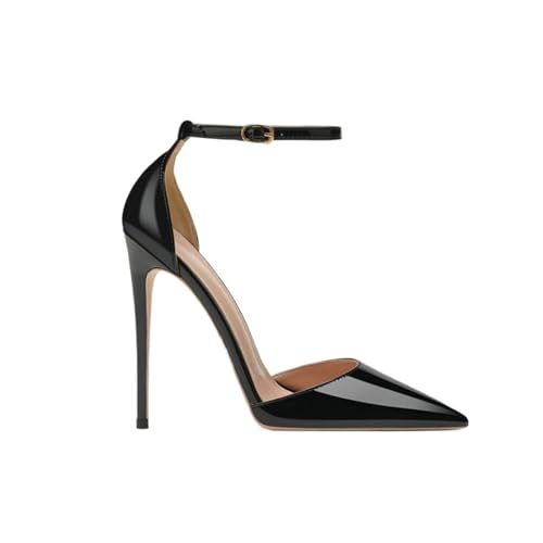 Talons hauts à une sangle noirs parfaits pour vos soirées et événements chic