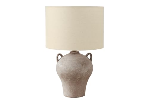 Monarch Specialties I 9884 Lighting, 22" H, Table Lamp, Beige