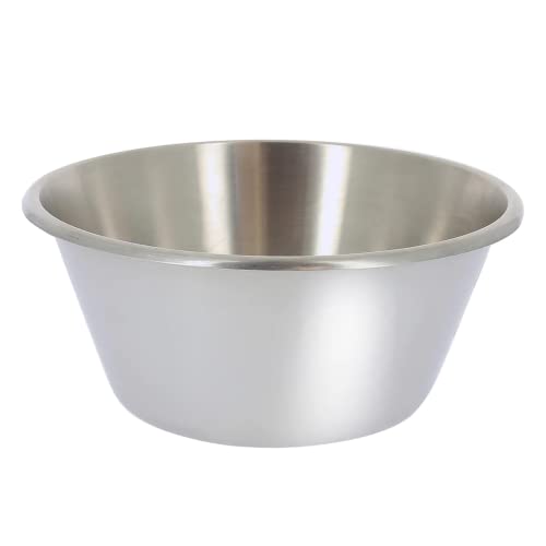 de Buyer Stainless Steel Mixing Bowl with Flat Bottom - 8”, 2 qt - Mix, Stir, Whip, Mash, Whisk & Combine - Dishwasher Safe - Made in France