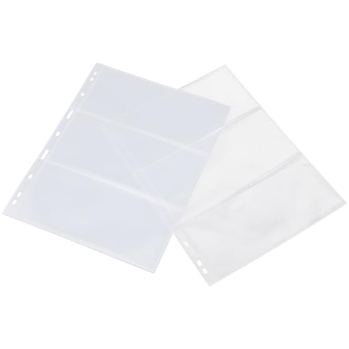 IDEANATEGRATE 10 Pvc Fotokartenhüllen für Papiergeldscheine 9 loch Sammelalbum Seiten 280x215mm Schutz und Aufbewahrung für Geldscheine und Tickets IDEANATEGRATE 10 Pvc Fotokartenhüllen für Papiergeldscheine 9 loch Sammelalbum Seiten 280x215mm Schutz und Aufbewahrung für Geldscheine und Tickets
