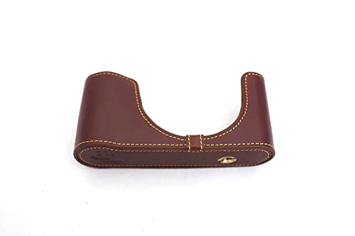 Housse en cuir pour Panasonic LX7 d'une finition artisanale marron haut de gamme