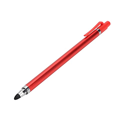 Deansh Stylet pour écran Tactile, Stylet Capacitif Portable Stylet Capacitif Universel pour Crayon Numérique Haute Sensibilité Adapté pour Tablette, Téléphone Portable, Ordinateur Portable(Rouge) Cover