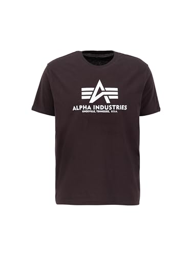 Alpha Industries Herren Basic for Mens T-Shirt, Jagdbraun, 3XL EU – Ansicht 1