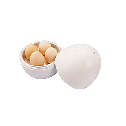 Rapid Egg Cooker,4 Egg Capacity Egg Cooker for Hard Boiled Eggs, Poached Eggs, 5 Minutes Microwave Special Egg Shape Cooking Tools 