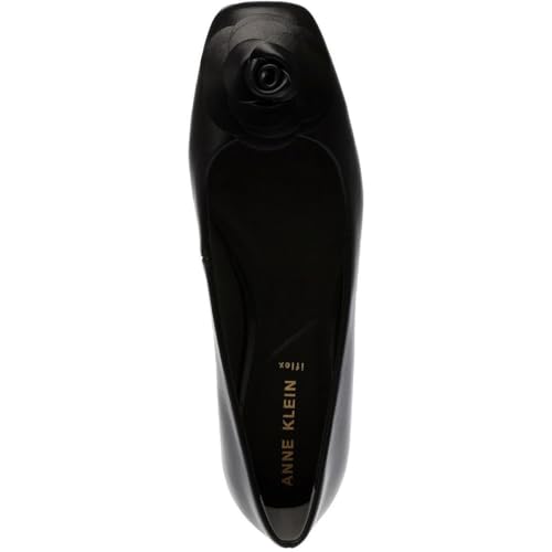 Anne Klein Womens Faux Leather Slip On Ballet Flats4