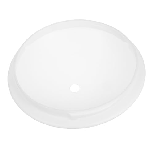 TOPPERFUN lámpara de techo reemplazo de pantalla de luz de vidrio globos de ventilador de techo luz de techo de cristal cubierta de luz de plástico tapas de café de polivinilo