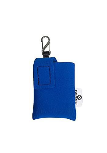 Pumpcases™ Insulin Pump Holder with Clip - Neoprene Diabetes Pump Pouch + Stainless Steel Nite IZE® S-Biner® Clip - Insulated Insulin Pump Case Compatible with - (Blue, t:Slim/t:Slim X2)