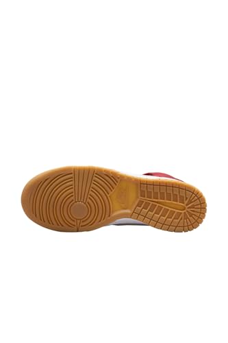 Nike Women's Dunk High Sail/Gym Red-Light Brown (DD1869 114) - 9.53