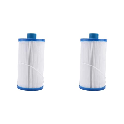 Tixqeaif 2X Filtre de Spa Compatible avec 303279, FC-2402, pour AquaTerra, Filtre de Spa Dream, Filtre de Piscine, Filetage Fin 1/2 Pouces