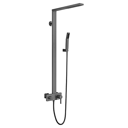Système de douche de pluie de luxe avec garniture murale pour baignoire