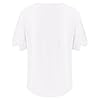 NNGOTD Gym Tops Women Womens Tops Lace Short Sleeve Crew Neck Pleated Shirt Summer T Shirts Tunic Tops for Women UK Long Sleeve Tshirts (White, XXL) #2