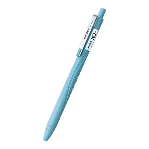 Hauser Germany Xo 20 Retractable Ball Pen Box Pack | 0.7 Mm Tip Size | Comfortable Grip With Smudge Free Writing | Smooth, Sturdy & Refillable Pen | Blue Ink, Pack Of 5