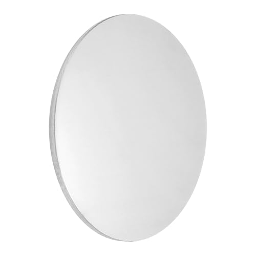 uxcell �A���~�j�E���f�B�X�N ���a4�C���`(100mm) ����0.16�C���`(4mm) 6061�A���~�j�E���T�[�N���v���[�g ���E���h�V�[�g �����X�^���s���O�p