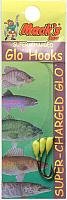 Mack's Lure 02127 Glo Hooks, Snelled (Bronze Hook) Chartreuse